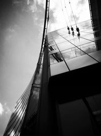 Low angle view of built structure against sky