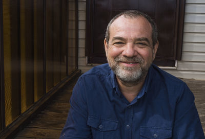 Portrait of man smiling