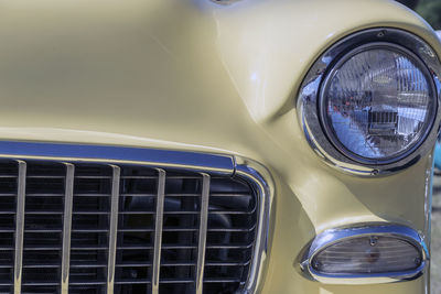 Close-up of vintage car