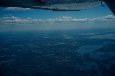 Aerial view of landscape