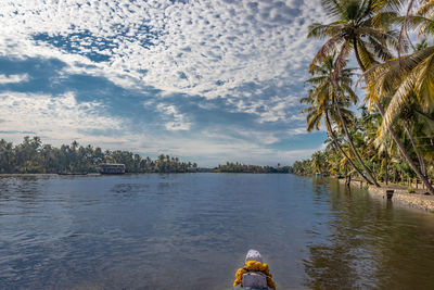 Sea backwater at alleppey kerala