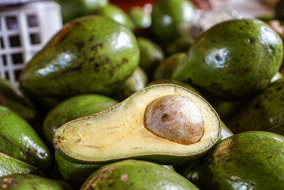 Close-up of fruits for sale in market