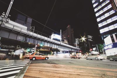 City street at dusk