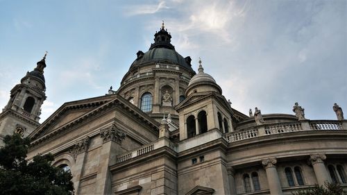 Low angle view of building against sky