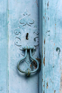 Old blue door