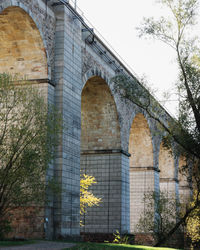 Low angle view of historical building