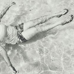 Close-up of woman in bikini