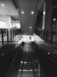 Empty railroad station platform