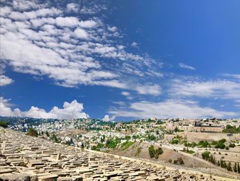 Panoramic view of landscape against sky