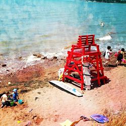 People on beach