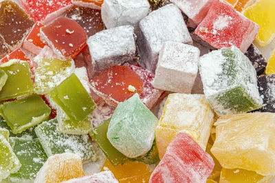 Full frame shot of christmas decorations