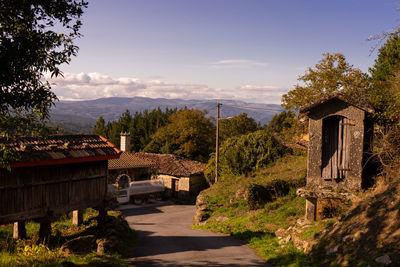 Houses in a building