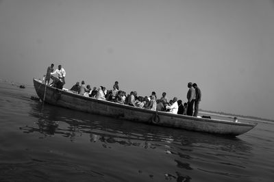 Boat and people