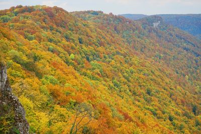 Scenic view of mountains