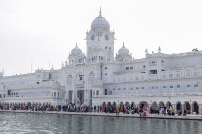 Beautiful view of golden temple - harmandir sahib in amritsar, punjab, india, famous indian sikh