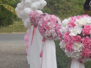 Close-up of pink flower bouquet