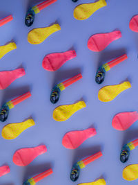 Full frame shot of multi colored toys