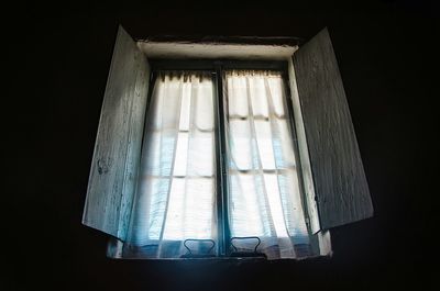 Low angle view of window at home