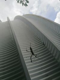 Low angle view of cloudy sky