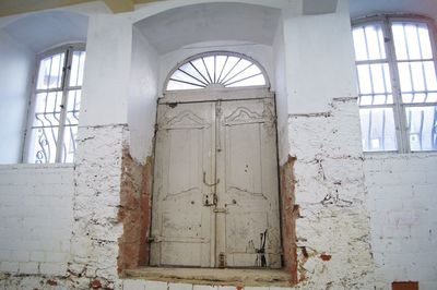 Entrance of old building