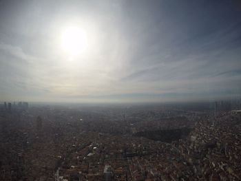 Scenic view of cityscape against sky