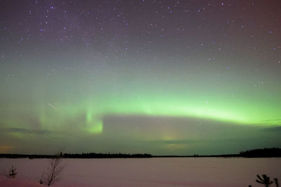 Scenic view of sky at night