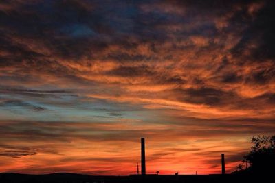 Scenic view of sky during sunset