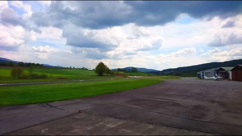 Scenic view of landscape against sky