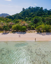 People at beach