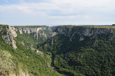 Panoramic view of landscape against sky