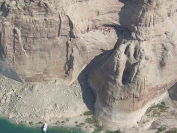 Scenic view of rock formations