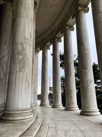 Low angle view of historical building