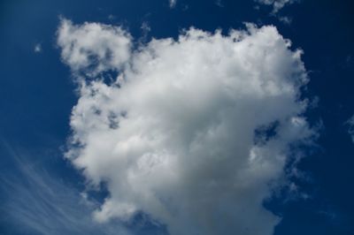 Low angle view of clouds in sky