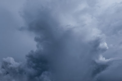 Low angle view of storm clouds in sky