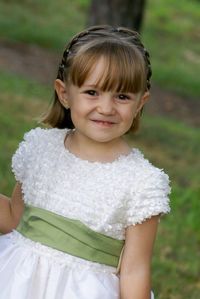 Close-up portrait of girl