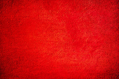 Full frame shot of red wall