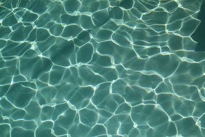 Full frame shot of water in swimming pool