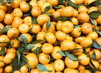 Full frame shot of fruits for sale at market stall