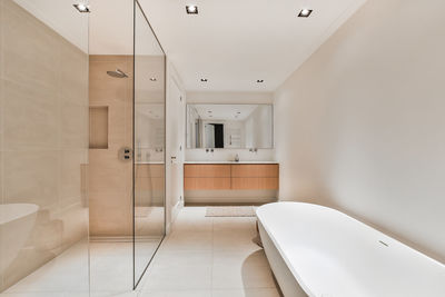 Interior of bathroom