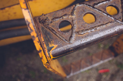 Close-up of rusty metal