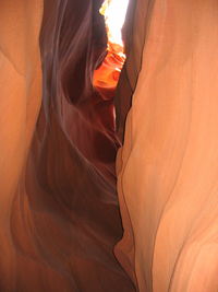 Close-up of rock formation