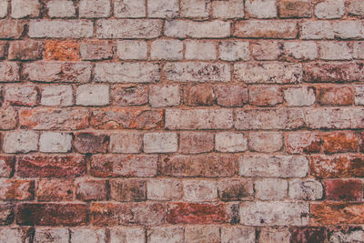 Full frame shot of brick wall