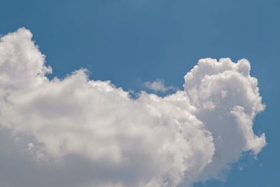 Low angle view of clouds in sky