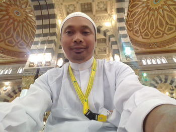 Portrait of a smiling man