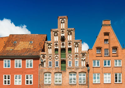 Low angle view of building against sky