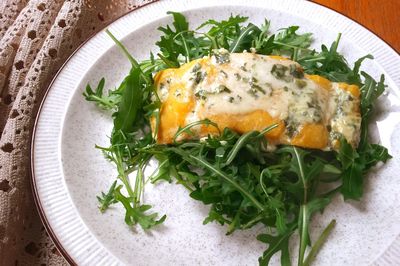 Close-up of food on plate