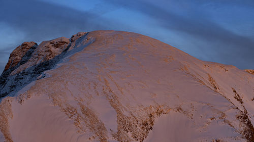 Scenic view of mountain against sky