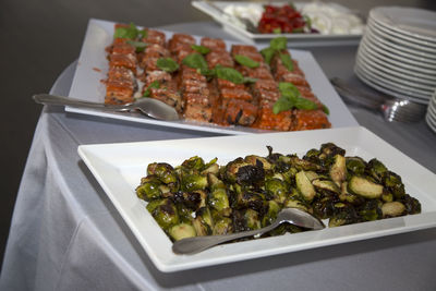 Close-up of food in plate