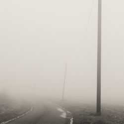 Landscape against clear sky
