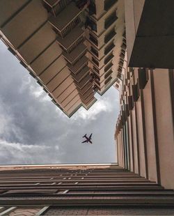 Low angle view of buildings against sky